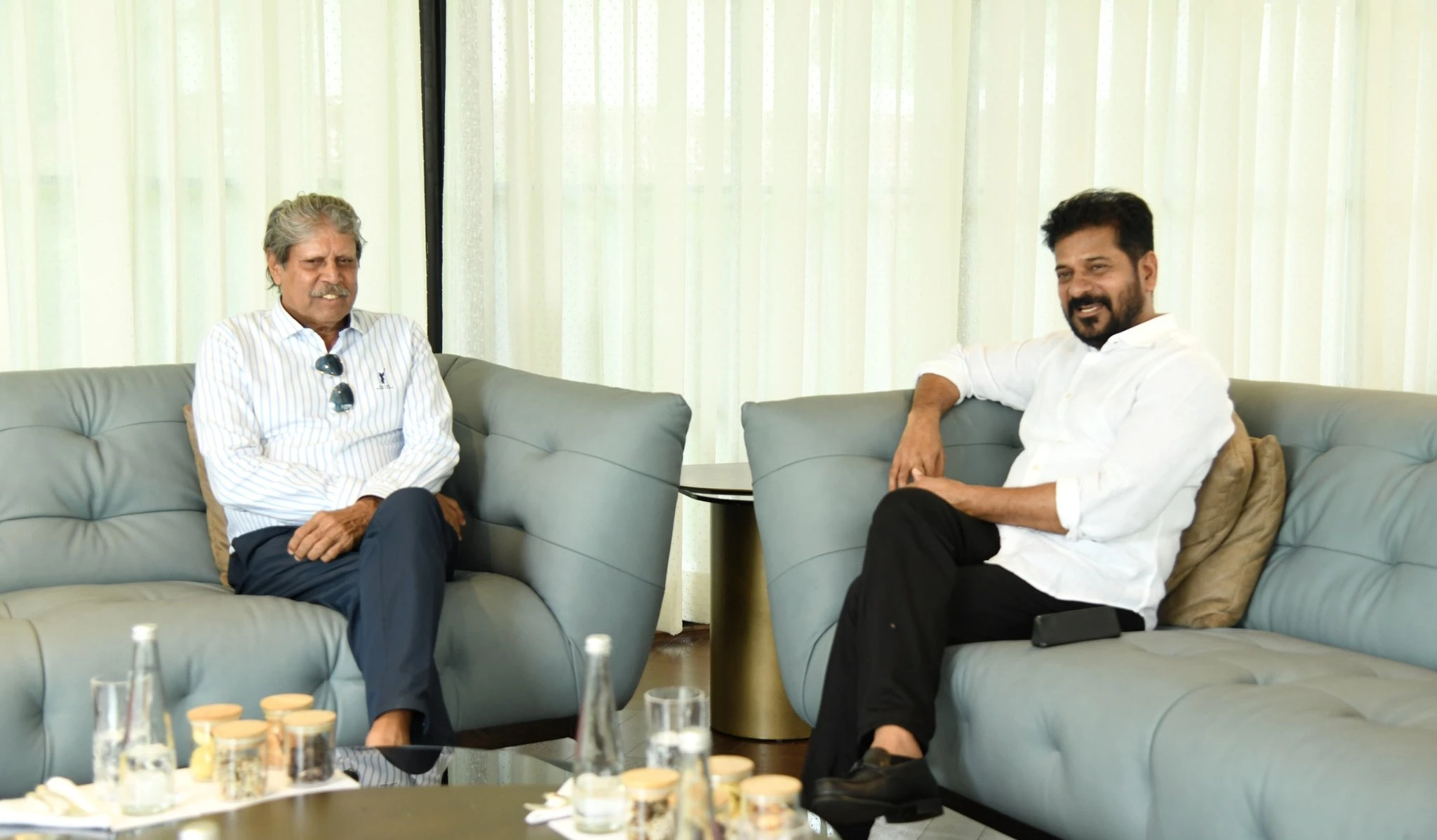 Kapil Dev and CM Revanth reddy